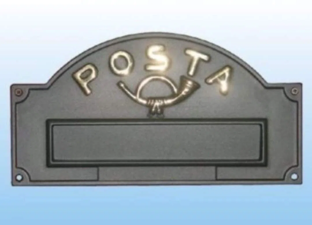 Placca bucalettere Antica Ghisa A3/GH