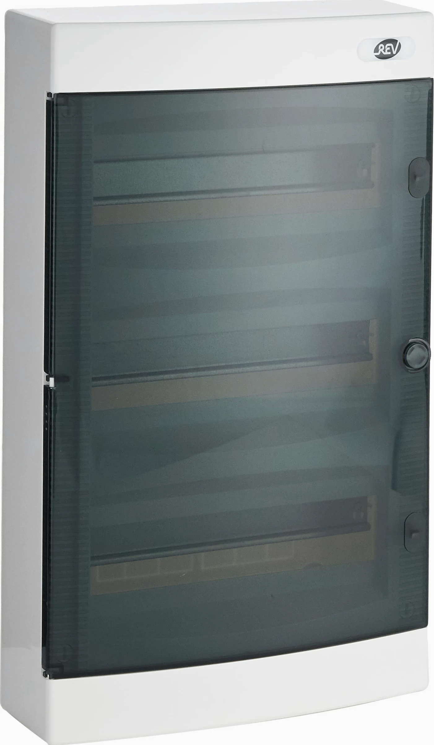 REV 0515533555 - Scatola di distribuzione a 3 file, 36TE, 400 V, 117 x 290 x 485 mm, colore: Bianco