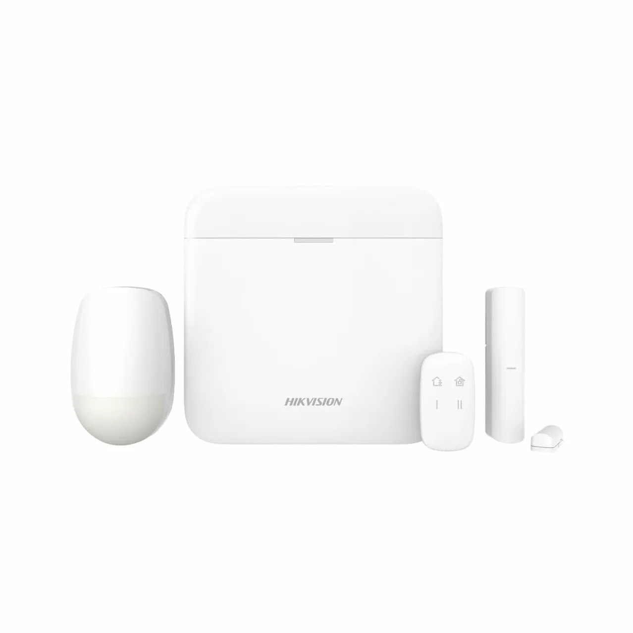 Hikvision Digital Technology [DS-PWA64-KIT-WE] Kit composto da: 1ud DS-PWA64-L-WE + 1ud DS-PKF1-WE + 1ud DS-PDP15P-EG2-WE + 1ud DS-PDMC-EG2-WE, Bianco