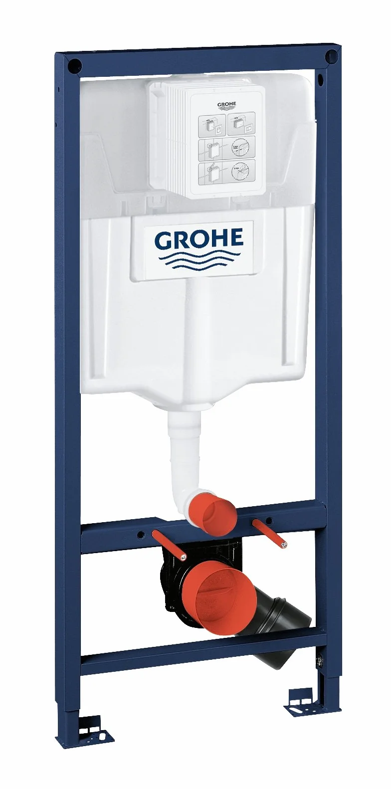 GROHE Rapid SL Modulo per Vaso, Sospeso, Cromo, 1,13 m, 38528001