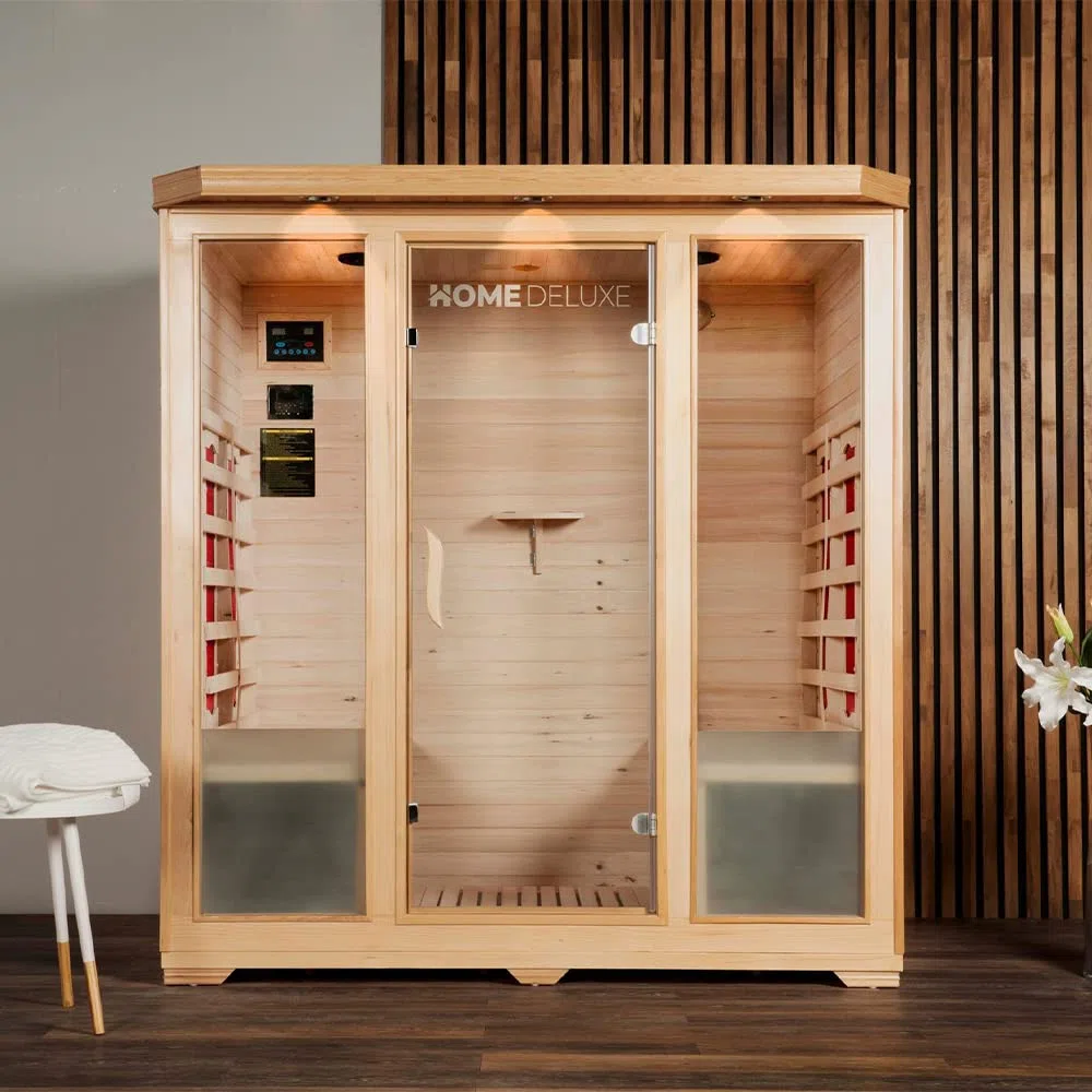 Home Deluxe Bali-XL - Sauna a infrarossi, incl. diversi extra e accessori