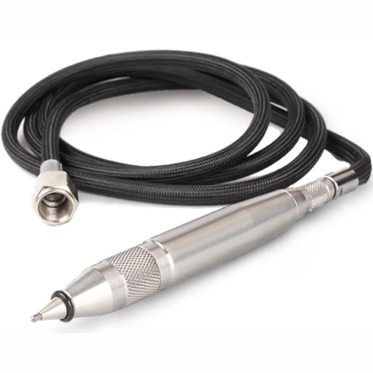 Jadeshay Penna per Incisione,3800 bpm Utensile Pneumatico per Incisione Regolabile Aria Penna Incisione con 1/4" Raccordo Pneumatico e Tubo Flessibile per Materiale Duro,Non Richiede di Alimentazione