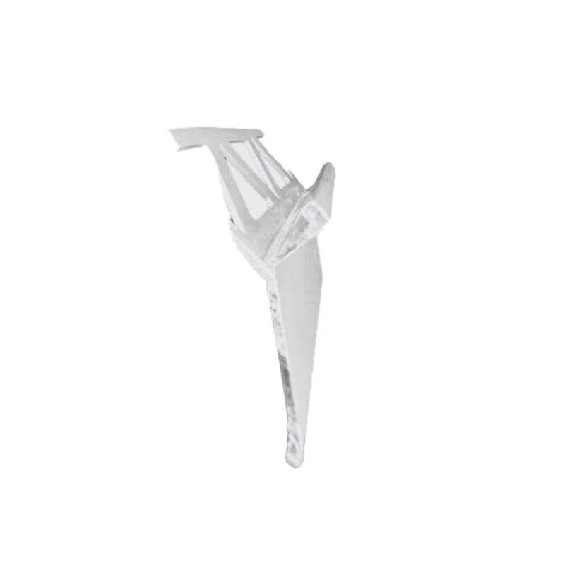 Gocciolatoio/Giunzione LINEA in Alluminio per Balconi e Terrazze - barra 2,7 metri (Bianco RAL 9010, Gocciolatoio)