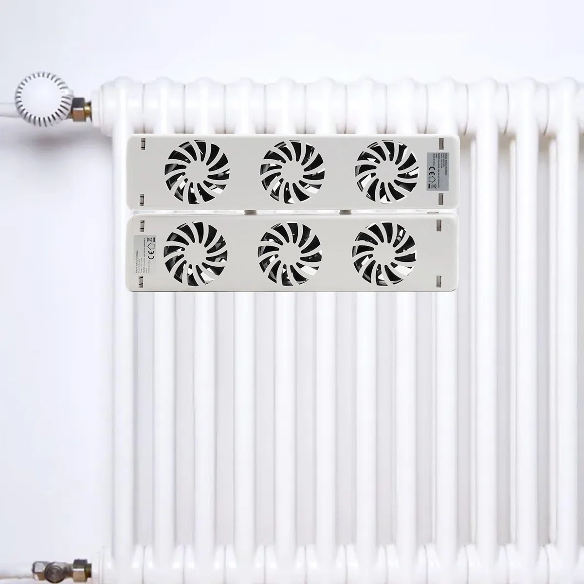 Set di ventilatori per termosifoni, 3 ventole, radiatori intelligenti per riscaldatori e radiatori