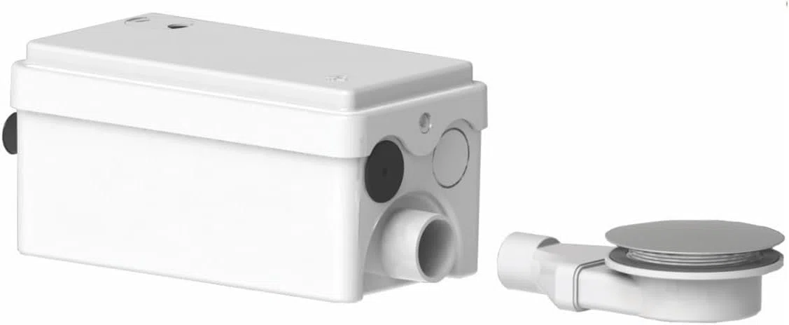 SANITRIT Pompa SANISHOWER Flat Scarico Doccia con Sifone RIBASSATO