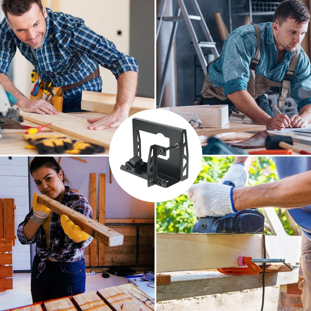 Supporto Piallatrici Elettriche | Assistente Portatile Acciaio Per Lavoro Legno - Supporto Invertito per Pialla Elettrica | per Falegnameria Costruzione Ristrutturazione