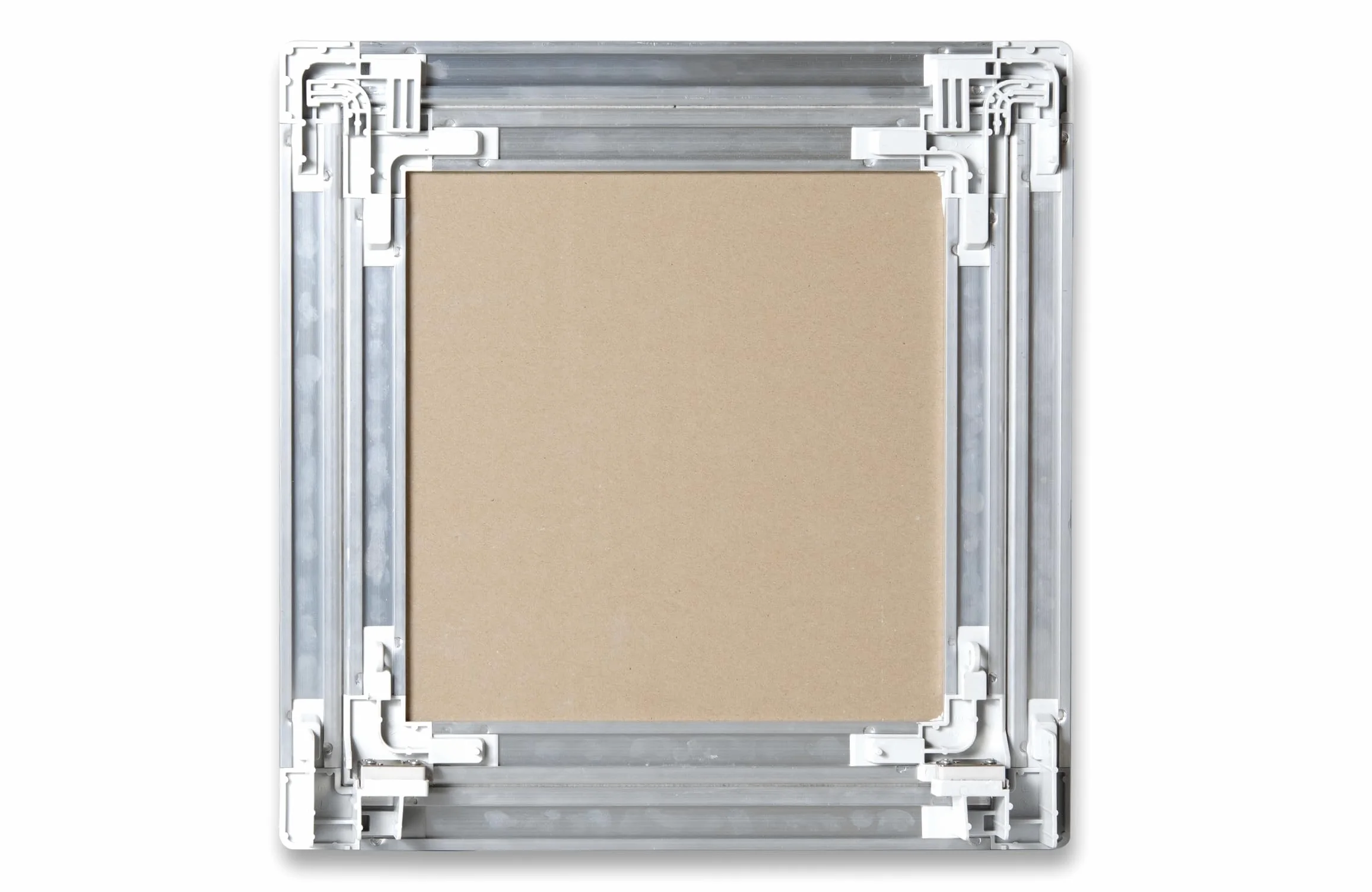 AKIFIX NAMCP04088BD BOTOLA D'ISPEZIONE DORIKA LASTRA 13 mm - 1 PZ - 50 x 70 cm TELAIO ALLUMINIO NATURALE GUARNIZIONE E SPORTELLO in CARTONGESSO