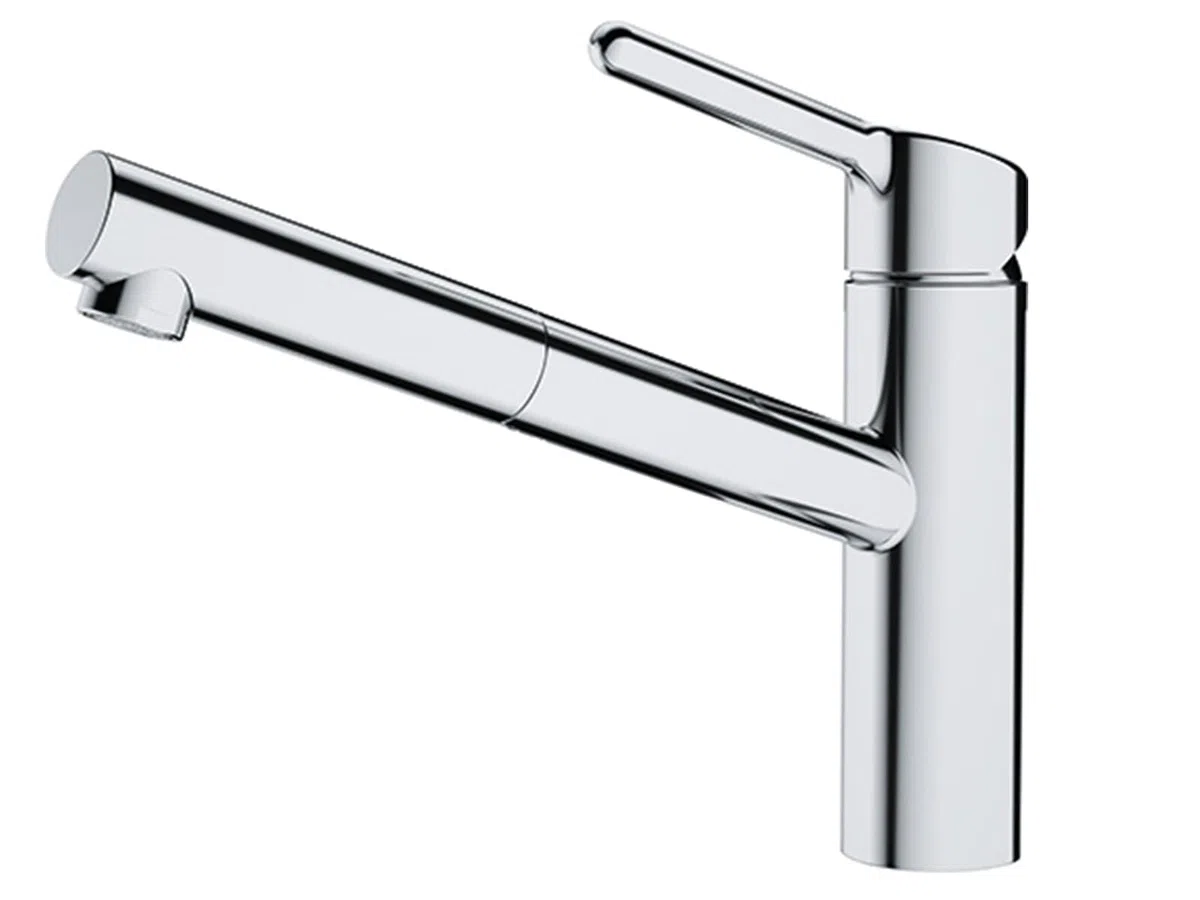 FRANKE 115.0623.055, Rubinetto per lavello da cucina Orbit pull-out, Cromo