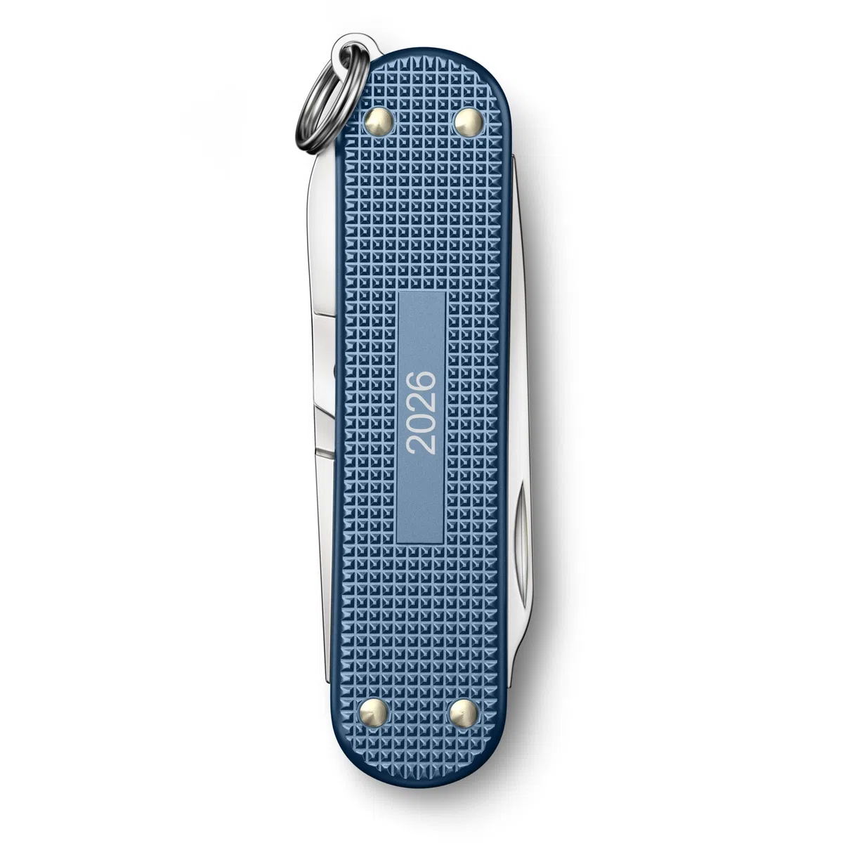 VICTORINOX Multiuso Classic Precious Alox, 5 Funzioni, Made in Switzerland, con Forbici, Cacciavite, Anello Portachiavi, in Scatola Regalo
