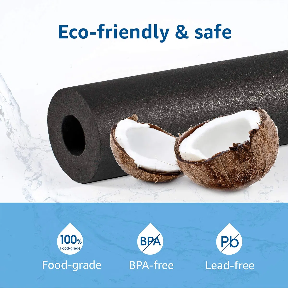 Waterdrop 3US-AF01 Filtro Acqua di Ricambio, Compatibile con InSinkErator F701R, 3M AP3-765S Rubinetto dell' Acqua Calda (4)