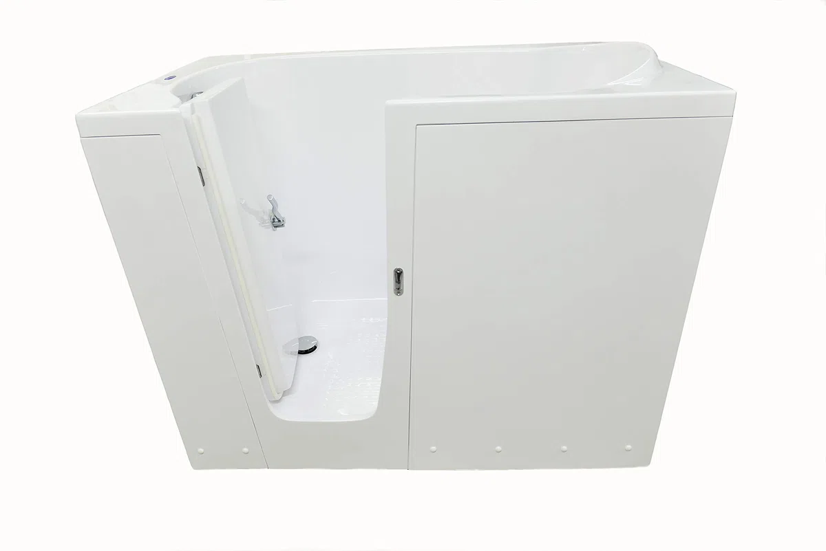 RUBIN per vasca da bagno, maniglia a sinistra, con soglia bassa (15") cm)