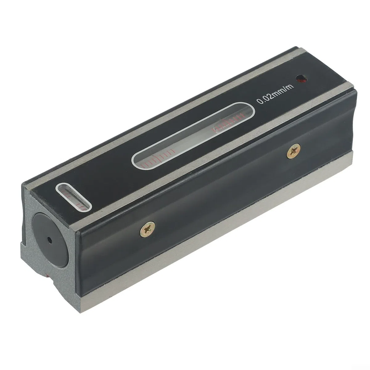 Livella di precisione, 0,02 mm, 100/150/200, livello industriale, strumento di misurazione con custodia in legno per una conservazione facile e per sicura (150 mm)