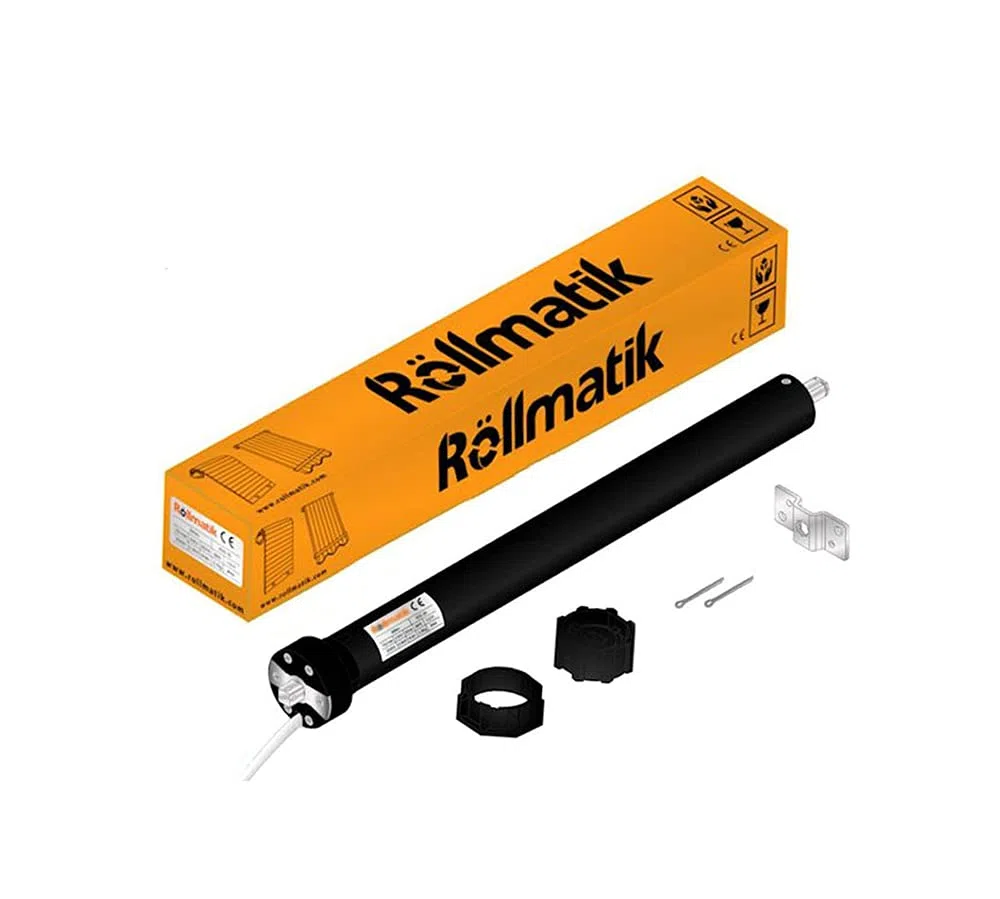 Rollmatik | Motore per Tende da Sole Elettriche Portata 40Kg 20Nm per Rullo Diametro 70mm Finecorsa Meccanici Predisposizione Pulsante SU/GIU Apertura Automatica Tende da Sole