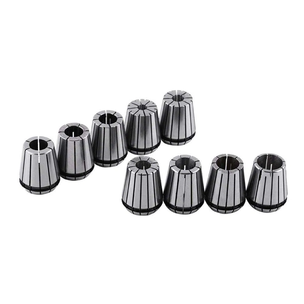 Set di pinze a molla ER32 9 pezzi, mandrino ER32 2mm-20mm, per macchina incisione per il controllo di macchine CNC e utensili tornio di fresatura, 10-20mm