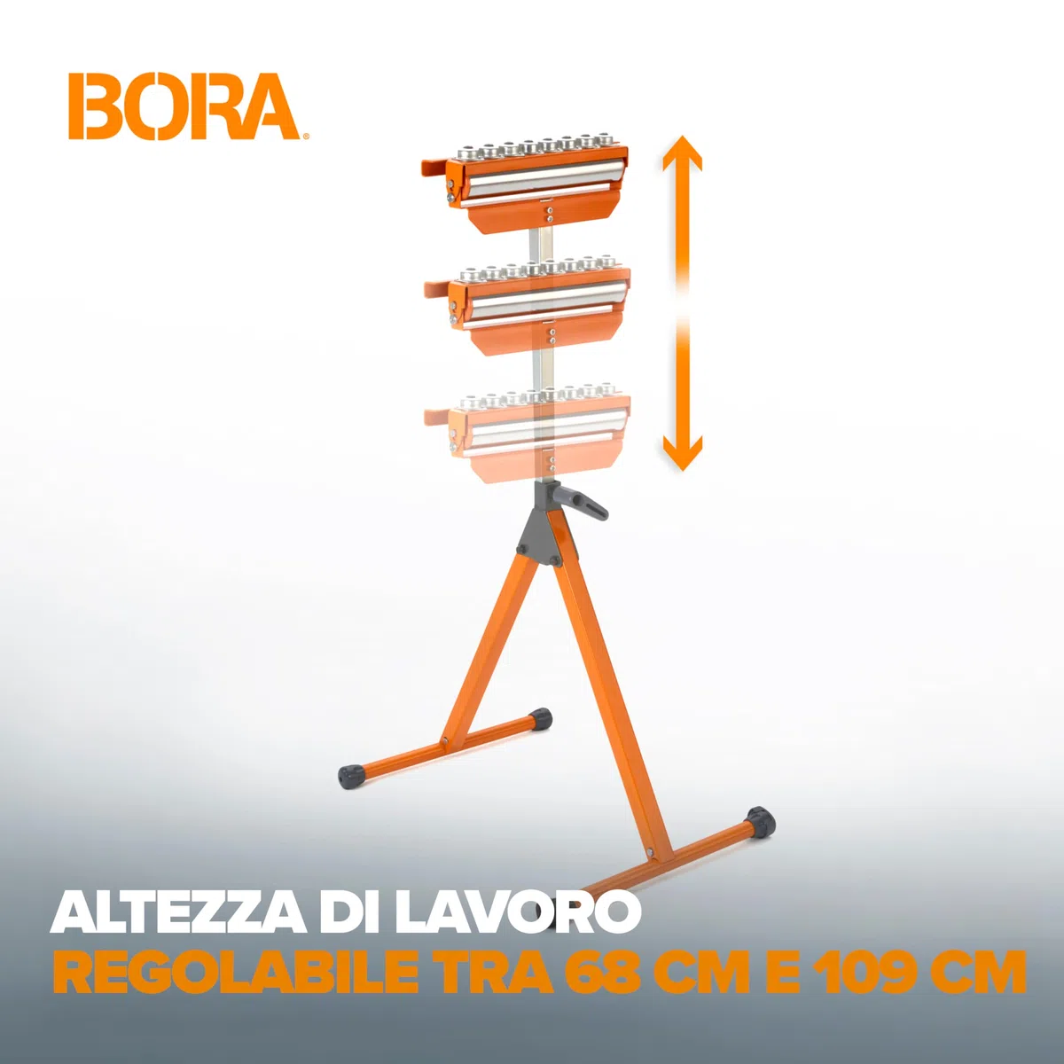 Portamate supporto pm-5093 Tri funzione piedistallo 28,6 cm in acciaio lucido 6 Ball multi-directional Rollers