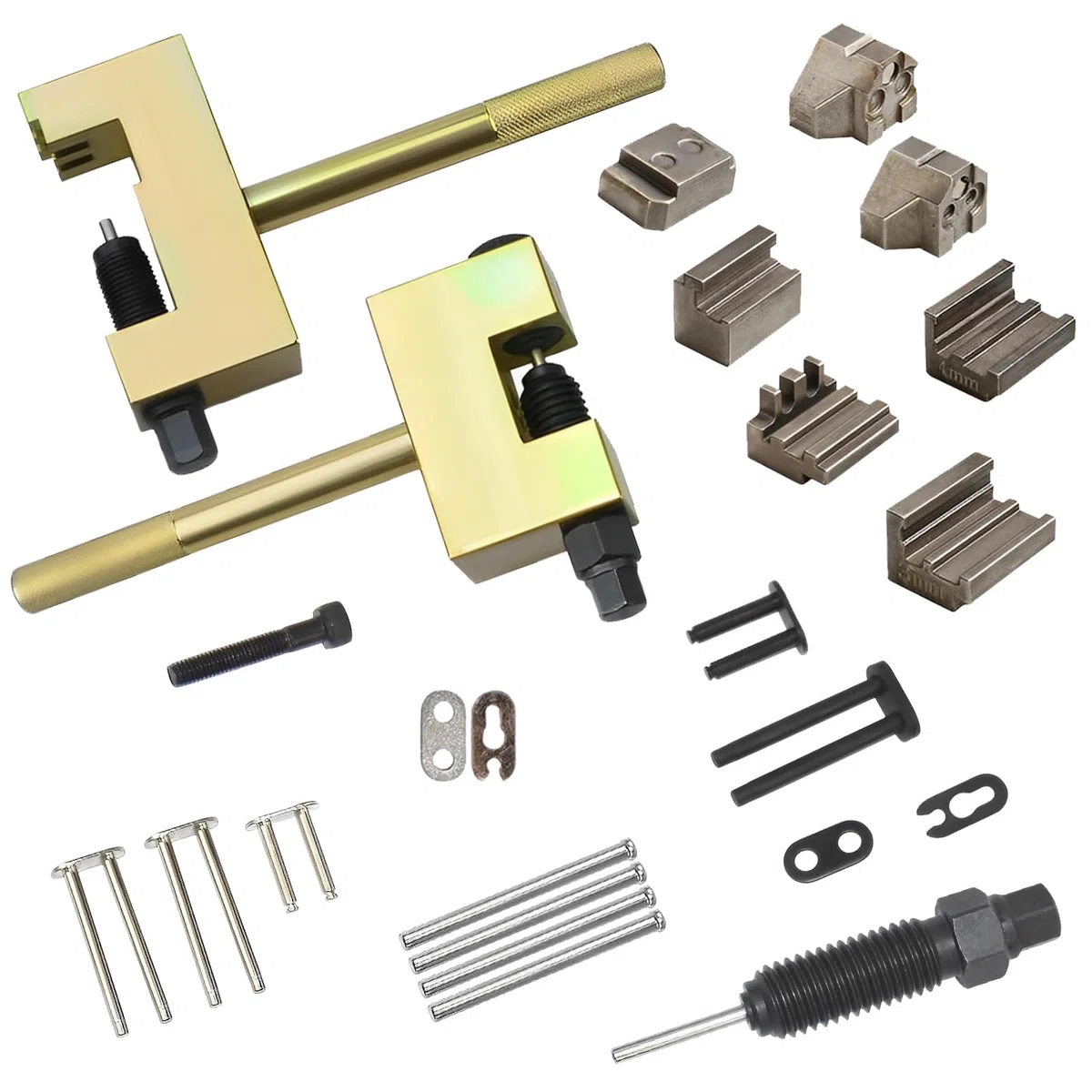 Utensile per rivettare la Catena di distribuzione Compatibile con M-ercedes M271 M272 M102 M103 615 616 per rinnovare e rivettare Le Catene di distribuzione del Motore