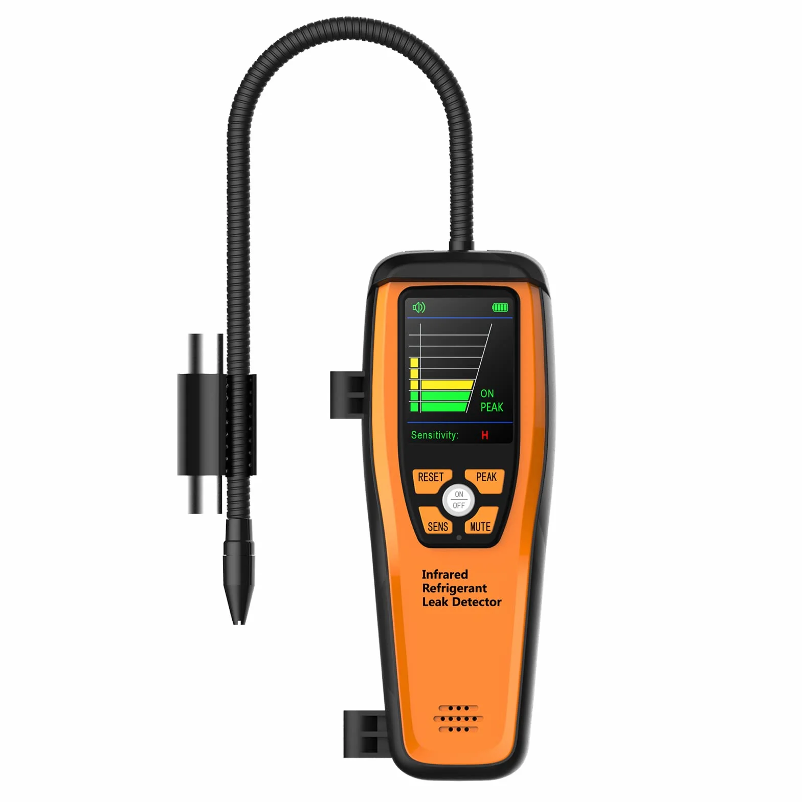 Elitech Rilevatore di Perdite di Refrigerante A Infrarossi ILD-300 Pro, R134a/R1234yf, Rilevatore di Perdite HVAC per Frigoriferi, Condizionatori, Industria Automobilistica, Pompe di Calore