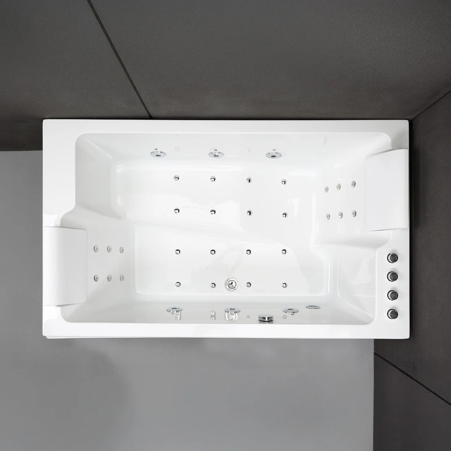 SPALINA CETANA DUO Wave - Vasca idromassaggio 2 posti L 170 x l 100 cm