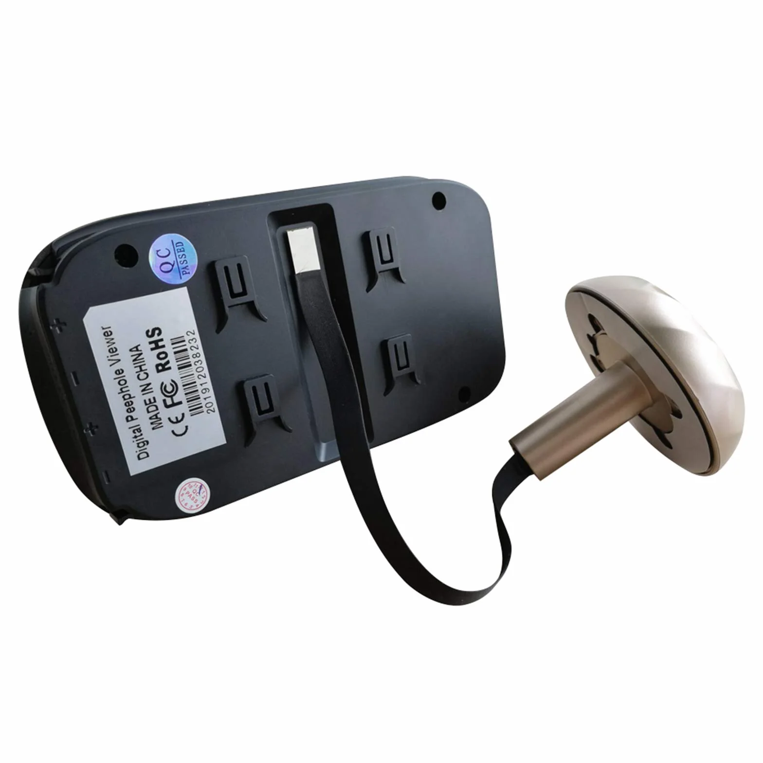 Spioncino Digitale per Porta con Schermo LCD da 2,8 Pollici, Supporto Visione Notturna Servizio Fotografico, Videosorveglianza Digitale Della Porta per Home Security (Oro)
