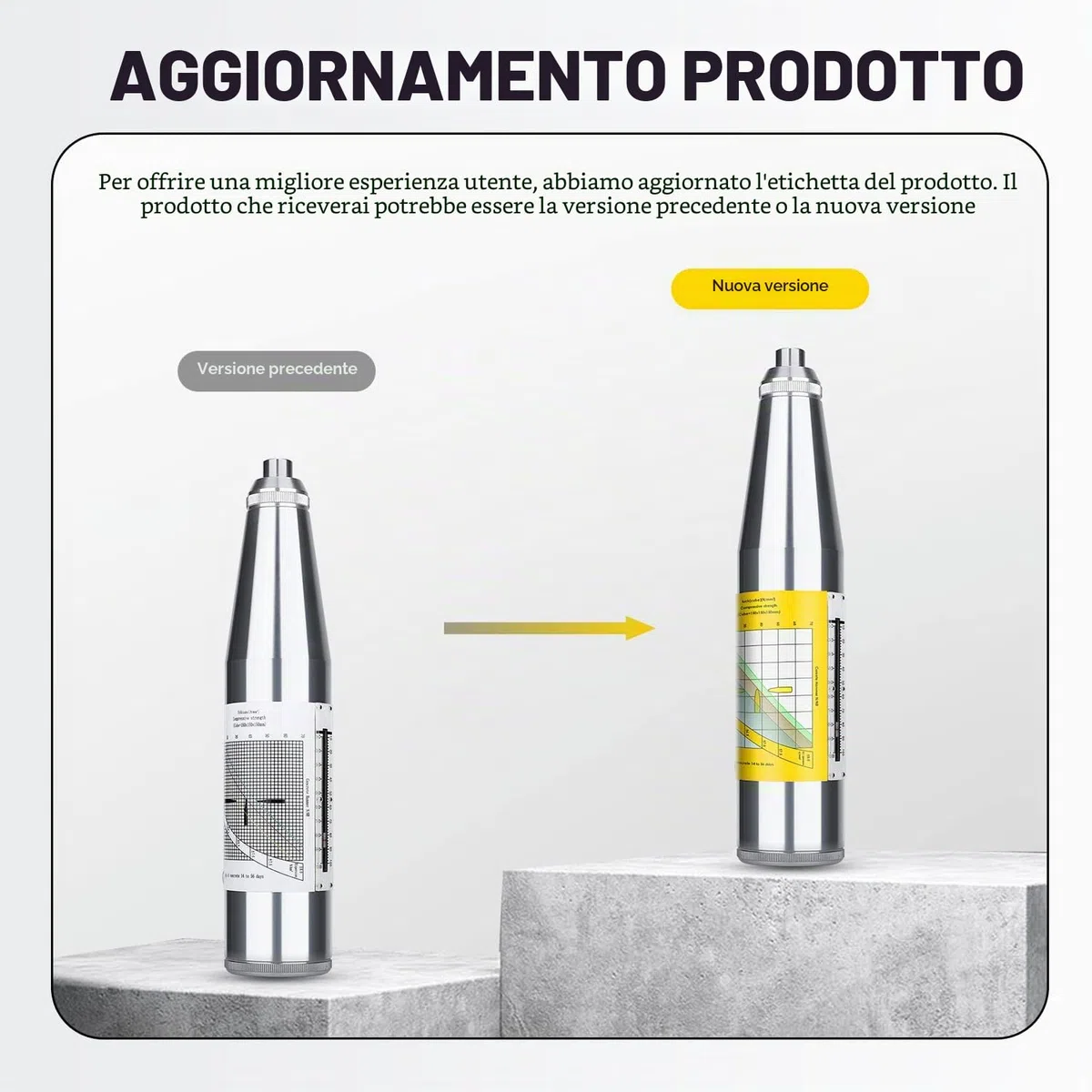 CGOLDENWALL Sclerometro per Calcestruzzo con Manuale Italiano Resiliometer Sclerometro nell' Ambito di 10-60 Mpa ZC3-A