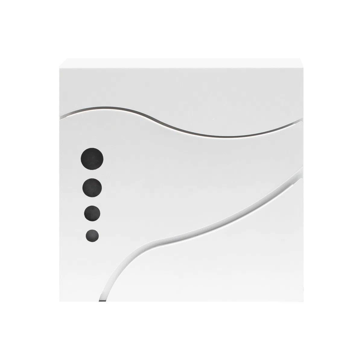 Wiltec Cassetta postale con vano portagiornale V31 bianco 370 x 105 x 370 mm