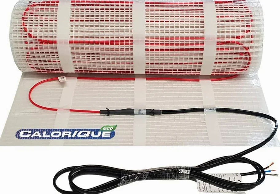 Tappetino per riscaldamento elettrico CALORIQUE ECO - 0,5 m² - Riscaldamento a pavimento elettrico efficiente 150W/m² - Tecnologia TWIN - Classe di efficienza energetica A +++