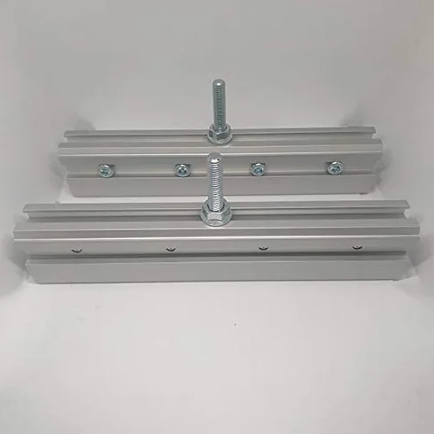 FIP, Pinze per Porte Scorrevoli in Vetro Interno Muro o Esterno Muro, Portata Massima 150 kg