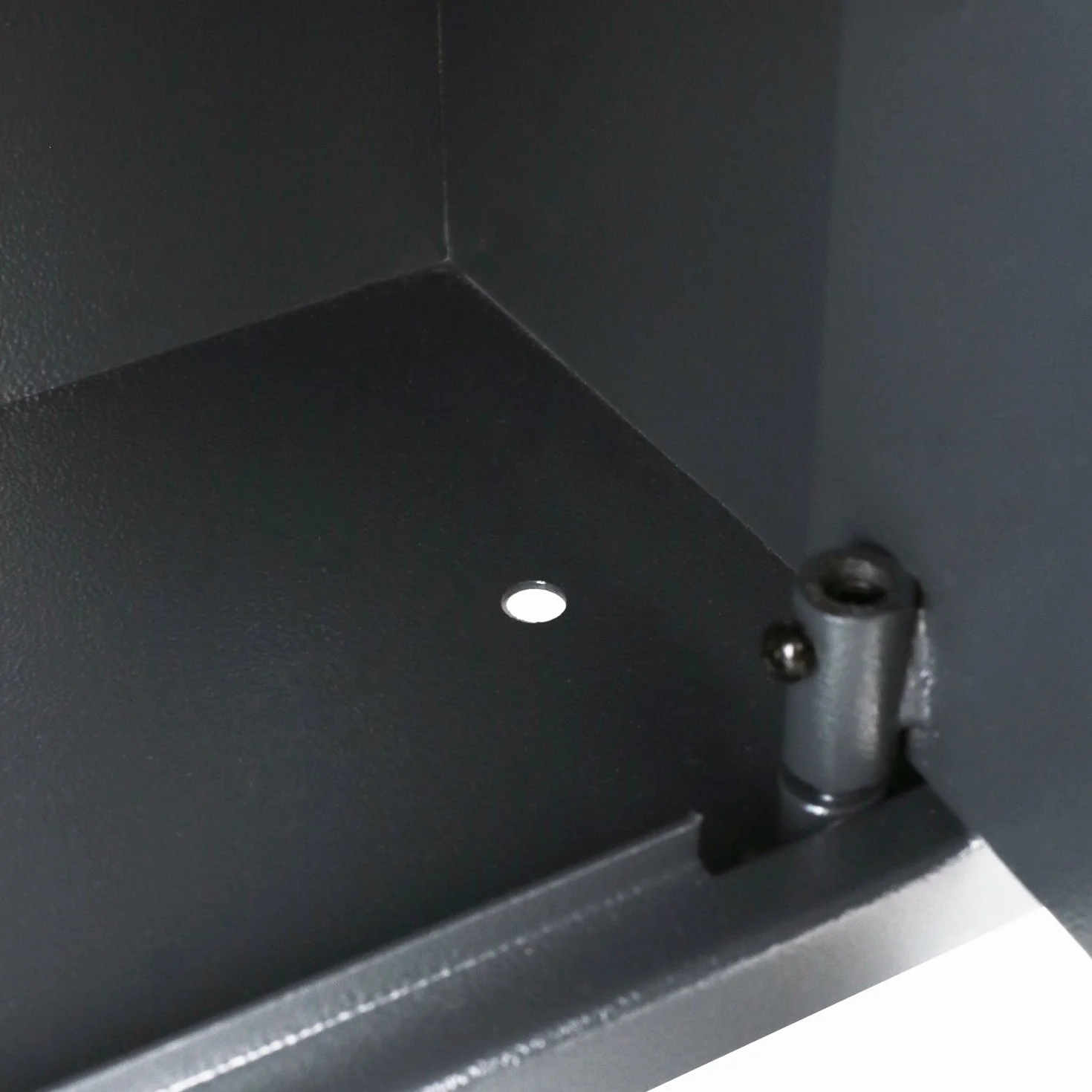 HMF Cassaforte a muro con chiave, cassaforte da armadio | 31 x 20 x 20 cm | Anthracite