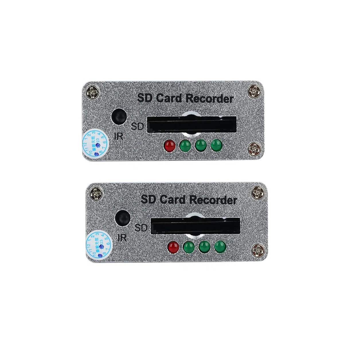 Mini DVR CCTV a 1 canale per videoregistratori con fotocamera digitale in tempo reale per veicoli, schede SD Mini DVR HD a 1 canale D1 Risoluzione H.365 Compressione video per telecamere CVBS Pal NTSC
