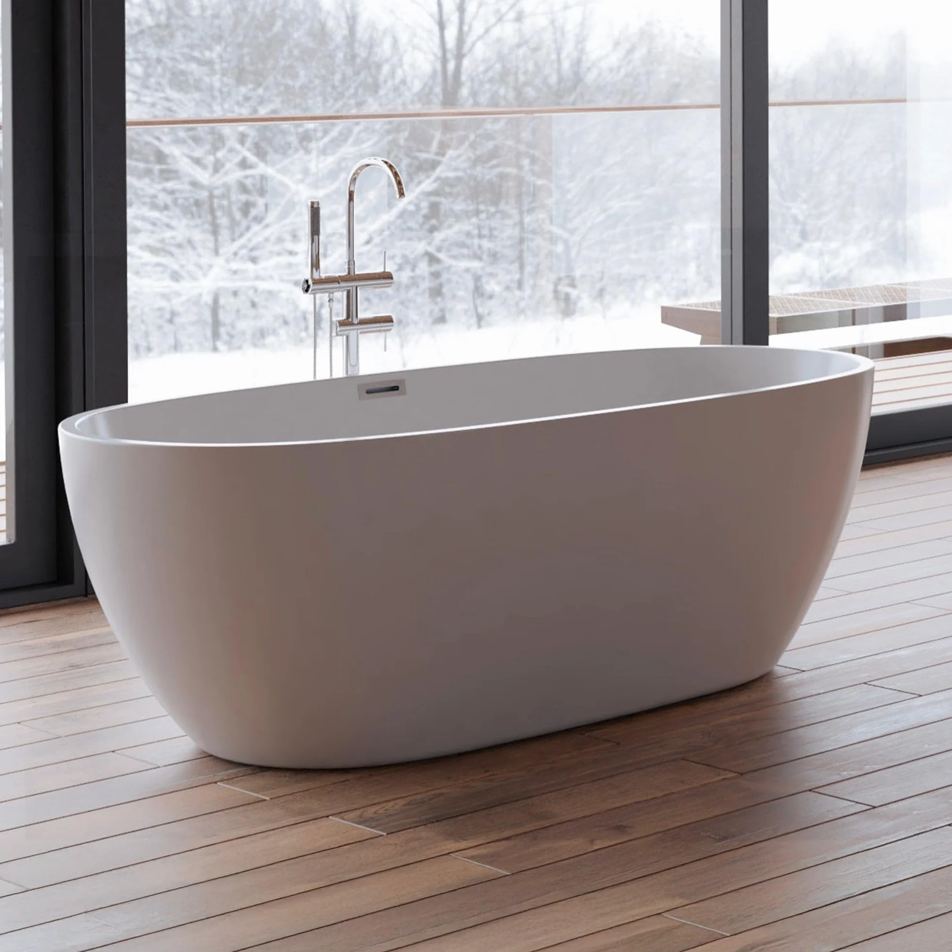 SPALINA Samba - Vasca freestanding Ovale L 170 x l 79 cm