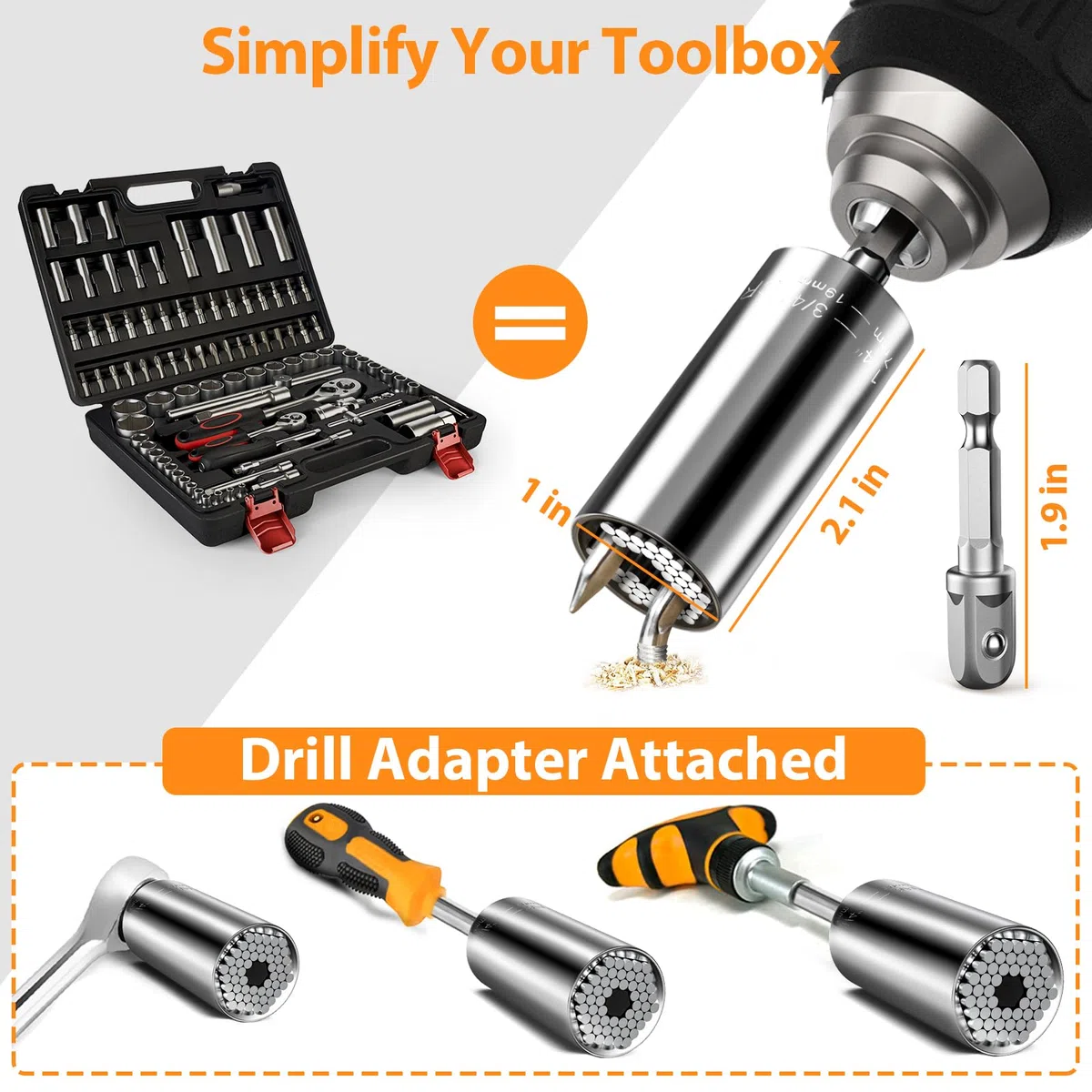 Idee Regalo Uomo Chiave Universale, Natale Originali Gadget Utili Multitool, Compleanno, San Valentino per Lui, Festa del Papà, Calendario Avvento