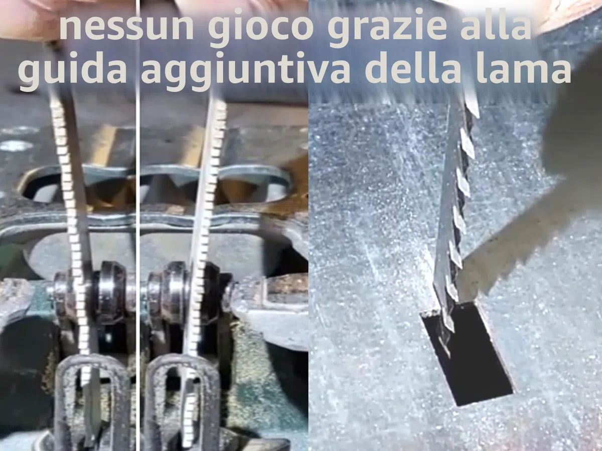 Guida per lama da sega Trenn-Biber per sega a gattuccio come tavolo da taglio