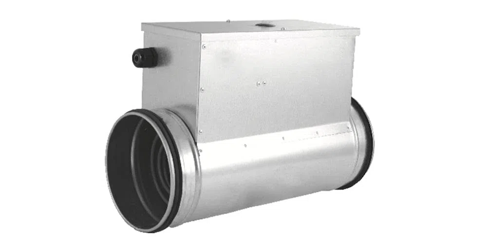 Batteria elettrica di Riscaldamento aria per Canali circolari in Impianti industriali e civili con Guarnizione EPDM (ø100 900W)