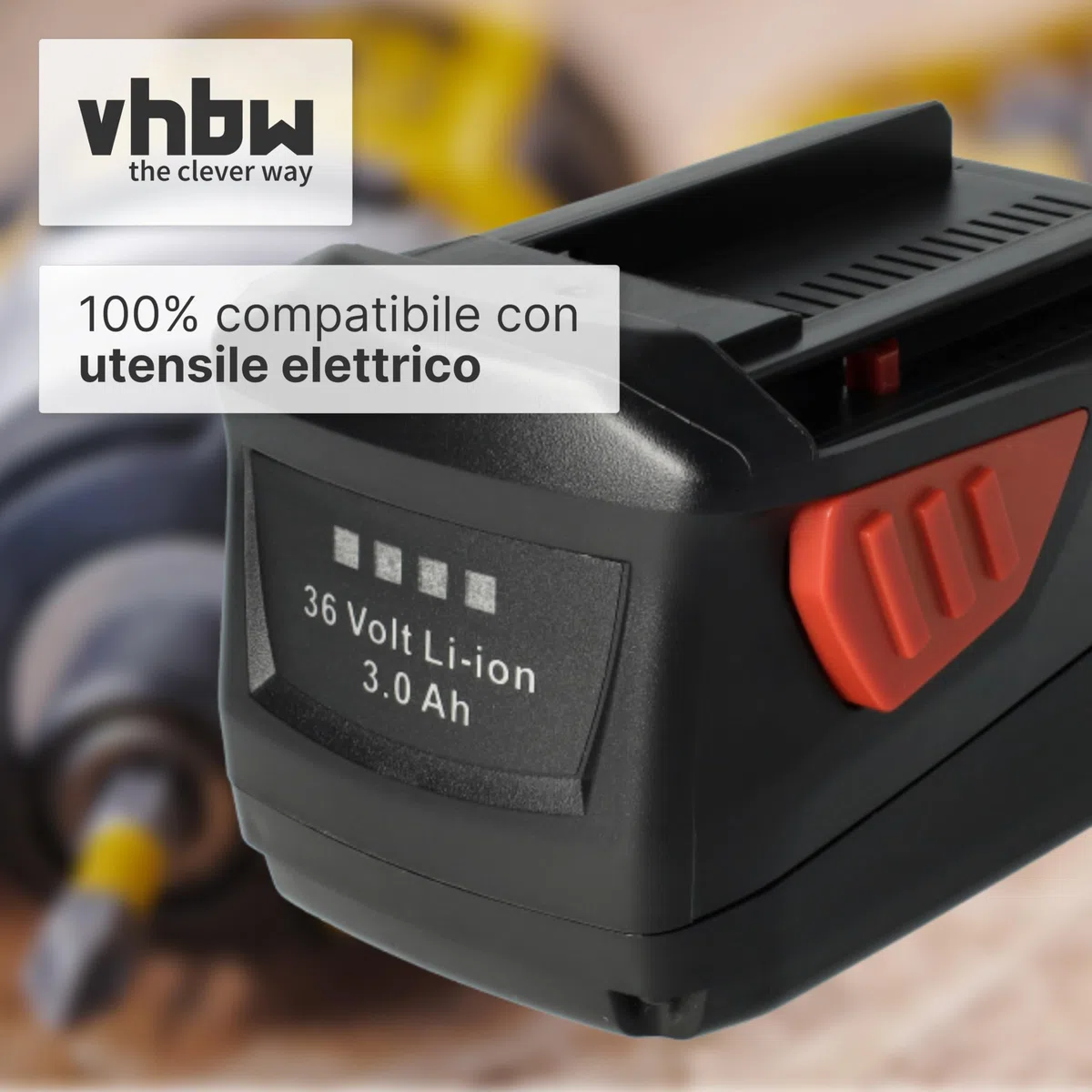 vhbw 2x batteria compatibile con Hilti TE6-A36, TE 6-A36 AVR, TE 500-A36, CPC 36V utensile (3000 mAh, Li-Ion, 36 V)