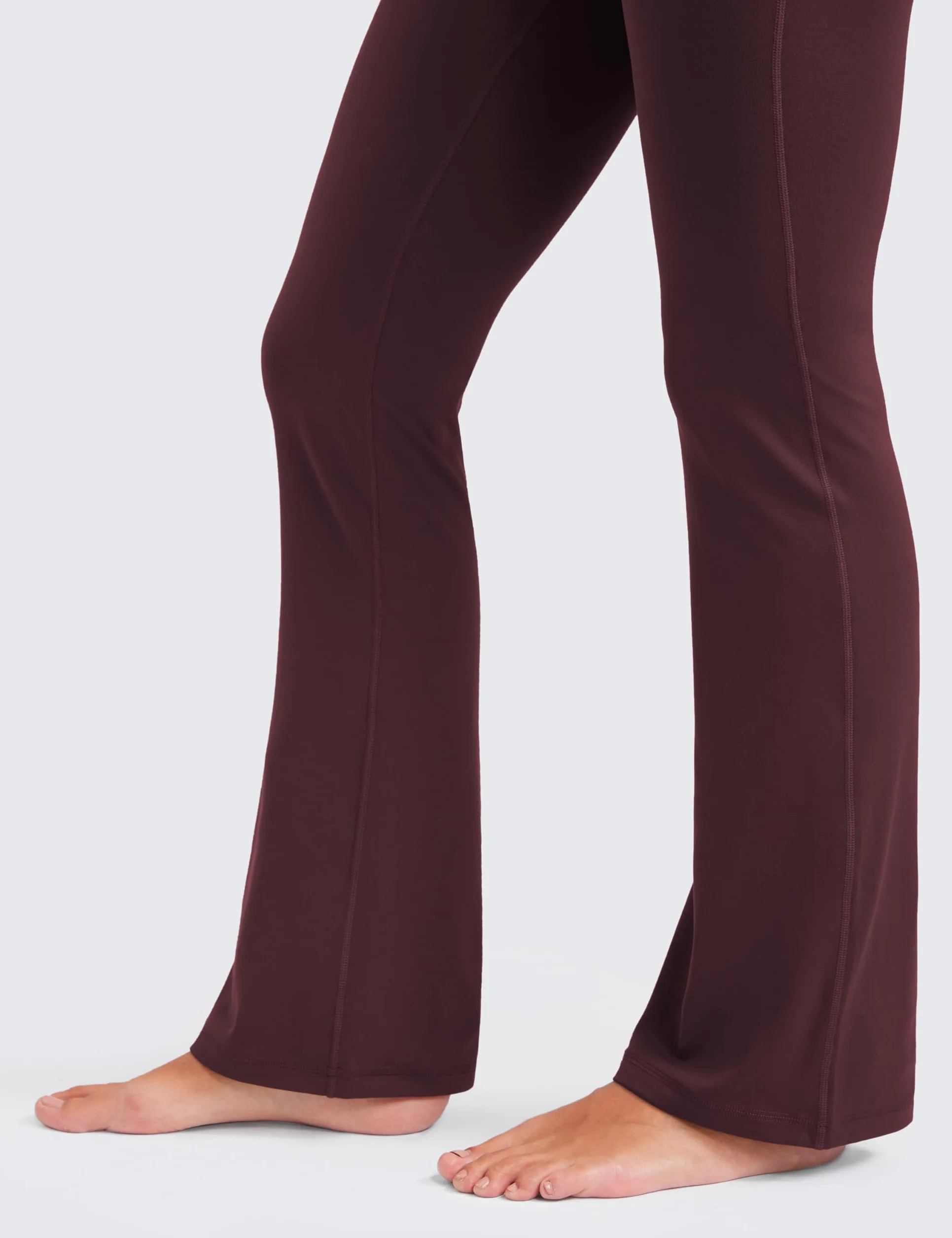 CRZ YOGA Donna Butterluxe A Vita Alta Leggings Svasati Pantaloni da Yoga con Tasca Gamba Larga Casuale - 74/79/81/85cm