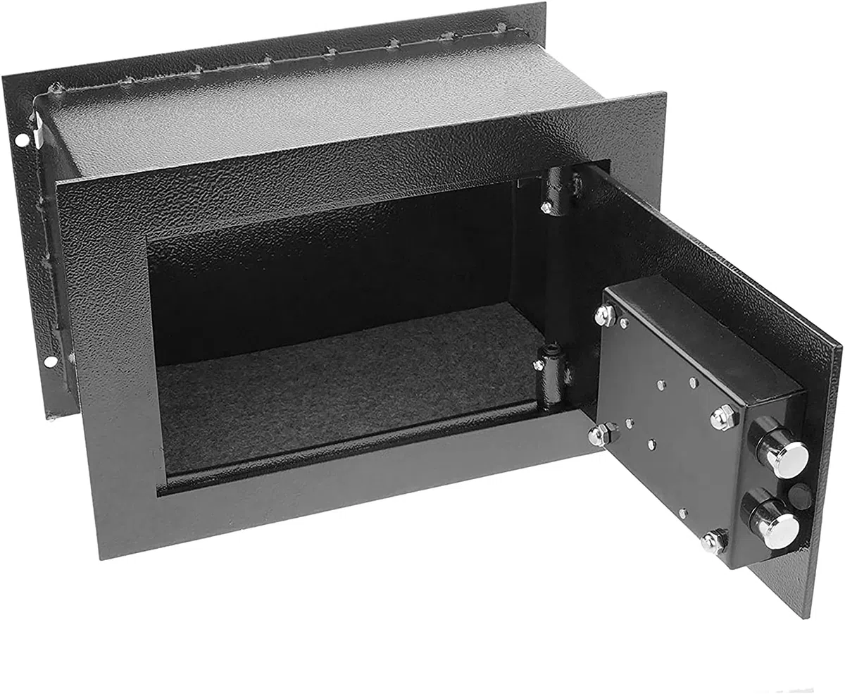 Kippen 10000B1 - Cassaforte di Sicurezza ad Incasso. Misure: 360x230x195 mm. Colore Grigio Antracite.