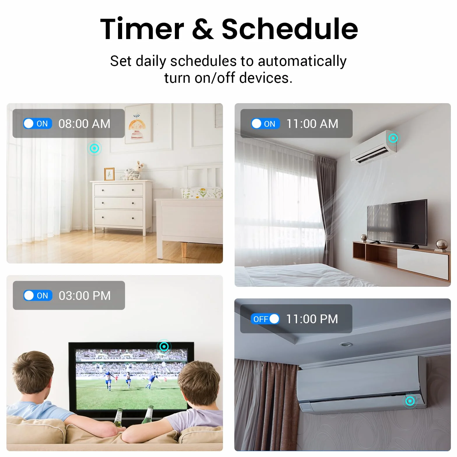 Broadlink RM MAX Hub Domotico Intelligente, Telecomando Universale Wi-Fi & BLE per Dispositivi IR/RF, Compatibile con Alexa & Google Home, Configurazione Facile, Hub RF per TV, Climatizzatori, Tende