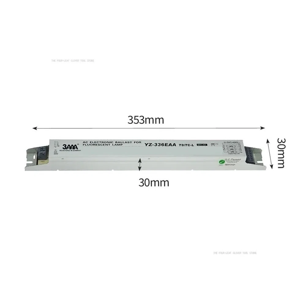 3AAA YZ-136EAA YZ-236EAA YZ-336EAA T8/TC-L 220V 1 * 36W 3 * 36W T8 Alimentatore elettronico for Lampada Fluorescente T8 pubblicità Light Box(YZ-136EAA)