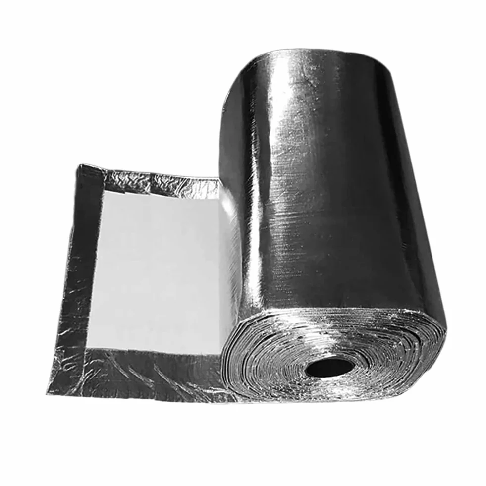 Coperta isolante in fibra ceramica ad alta temperatura con foglio di alluminio monofacciale(1000mmx610mmx5mm)