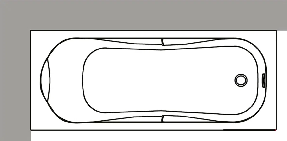 Novellini Vasca Calypso Incasso 170X70 (Cal117070-) Bianco