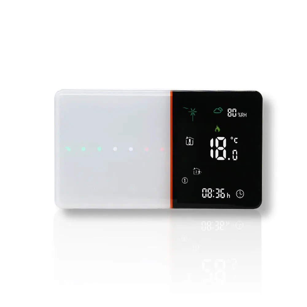 Wi-Fi Thermostat - Termostato Touchscreen Programmabile per il Riscaldamento o il Condizionamento Dell'aria - Controllo a Distanza dal Cellulare, Compatibile con Alexa, Google Home e IFTTT
