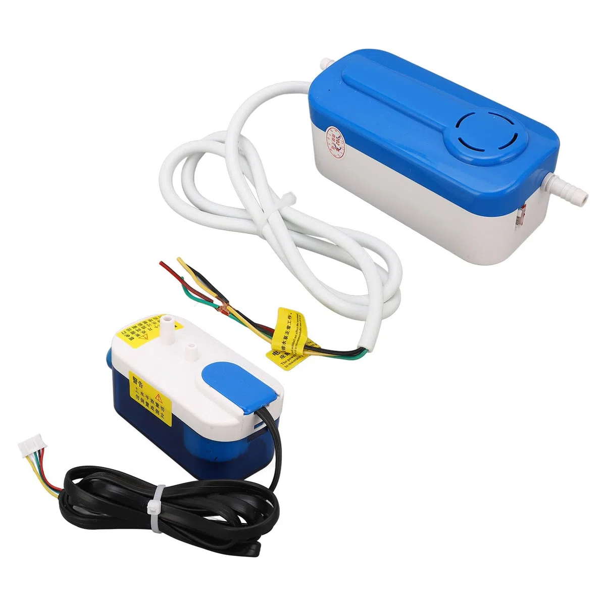 Pompa di Scarico di Condensa HVAC, Mini Pompa di Drenaggio di Condensa Automatica per A A/C con 24L/h, Testa di Scarico 33 Piedi, 110-240 V, 3W, 19dB, Serbatoio Staccabile,