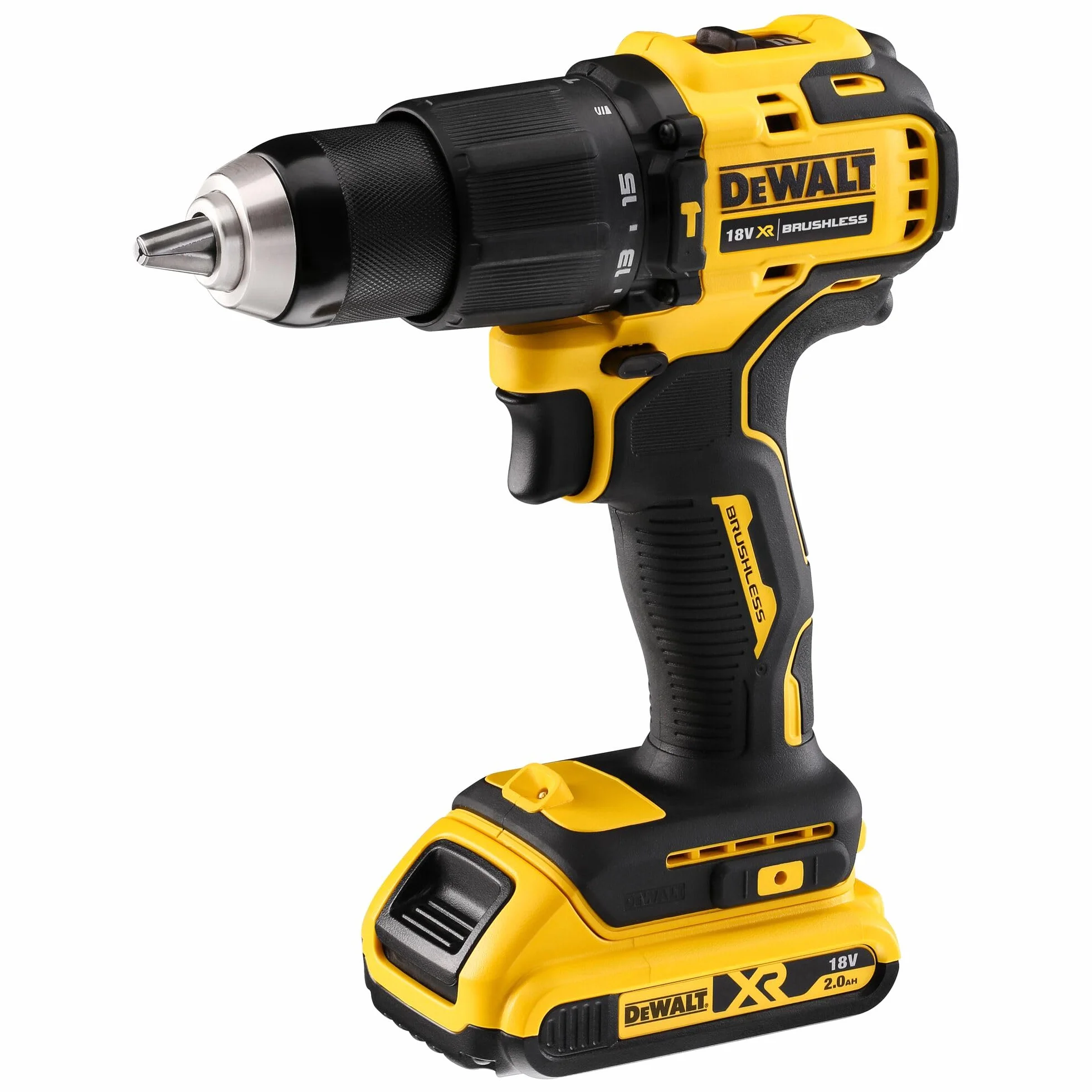 DEWALT DCD709D2T-QW Avvitatore a batteria con batteria con ricaricatore Motore senza spazzole