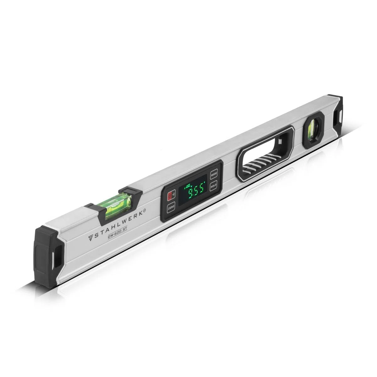 STAHLWERK Livella digitale DW-600 ST in alluminio con lunghezza 600 mm livella magnetica | livella magnetica | livella in alluminio | livella digitale | goniometro