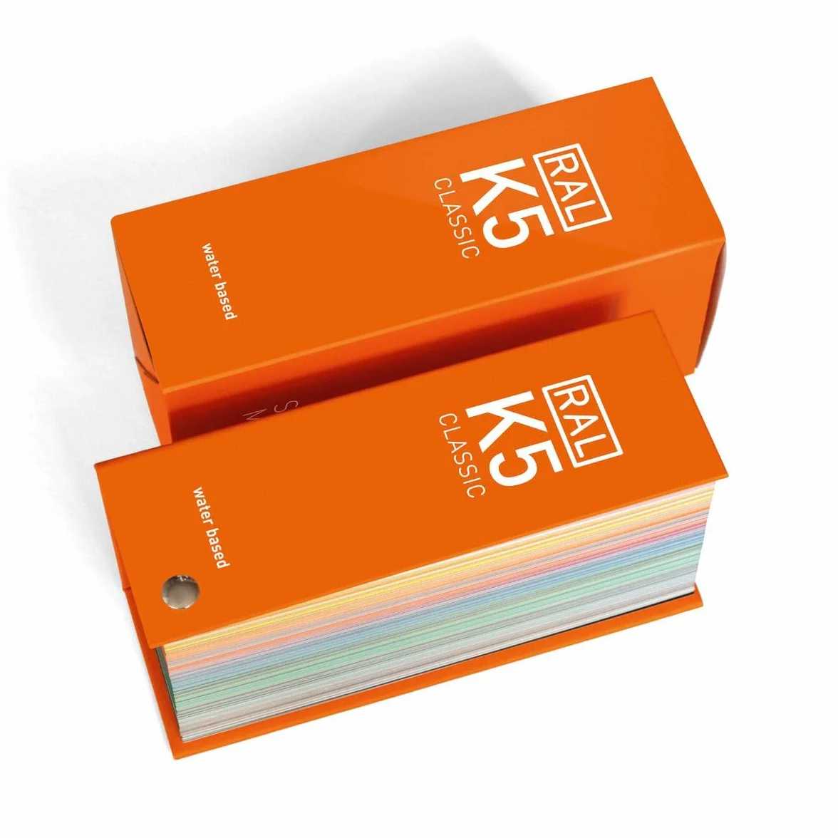 RAL K5 mazzetta colori, 216 campi di colore a pagina intera, semi-opachi, 8 lingue