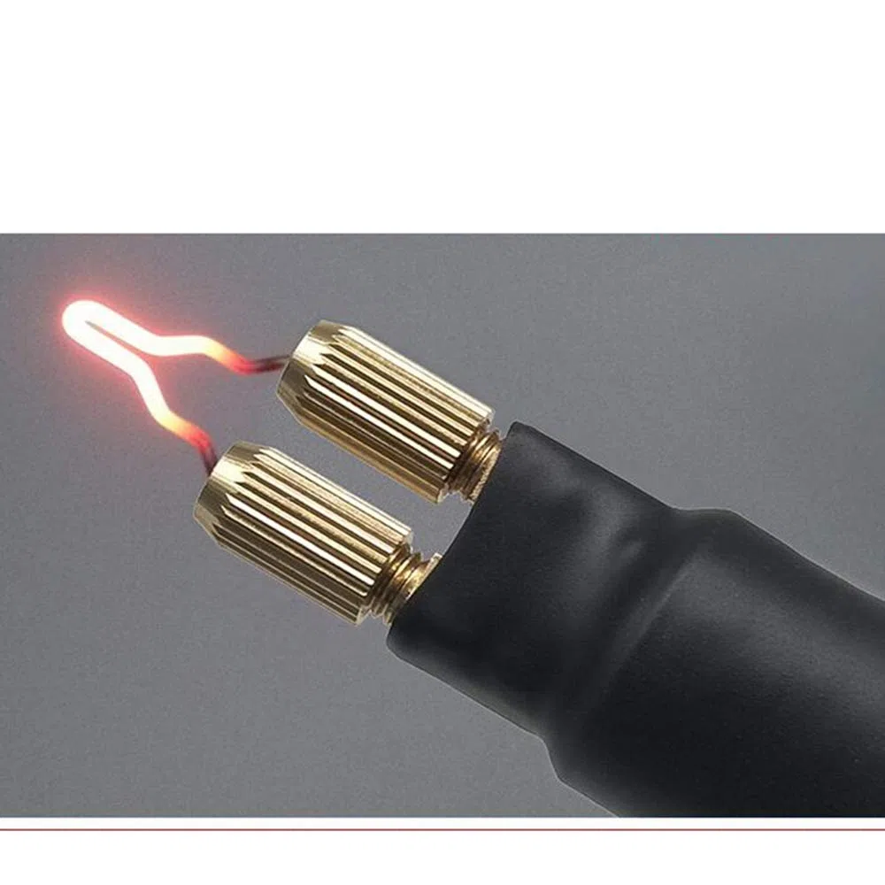 ele ELEOPTION 220V Pirografo Macchina 60W Multifunzione Pirografia Strumento Kit professionale per bruciare il legno (Doppia Penna e Doppia Presa con Display Digitale)