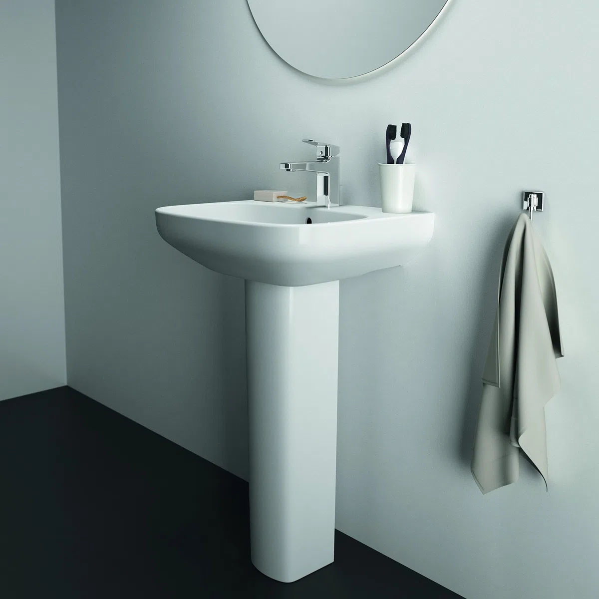 Ideal Standard - I.Life A, Colonna per installazioni con lavabi, Bianco