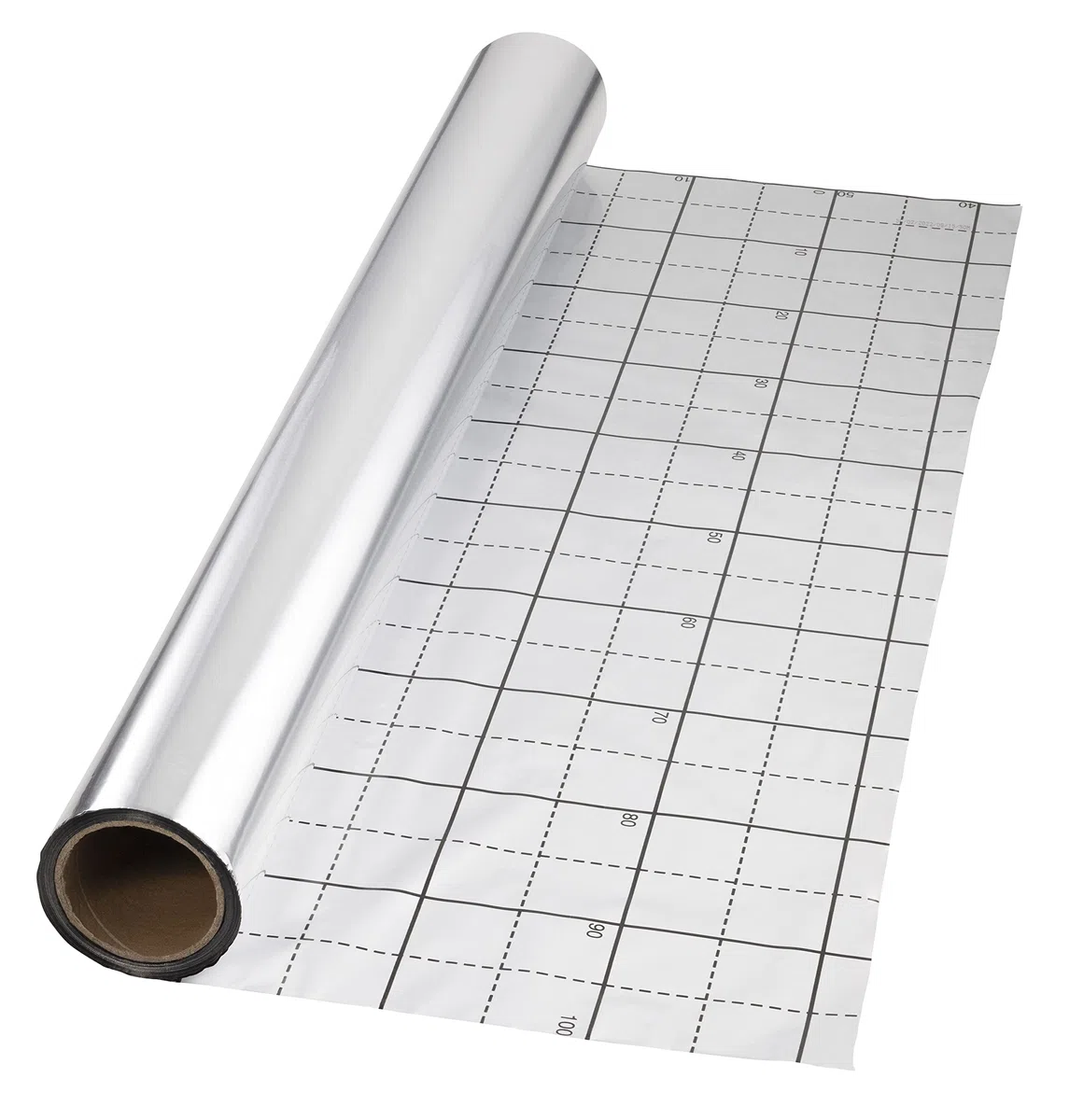 Rotolo di Pellicola in Alluminio Riflettente 50x1 m | Isolamento Termico Ottimale per Pavimento Radiante | Facile da Posare | NOYON & THIEBAULT