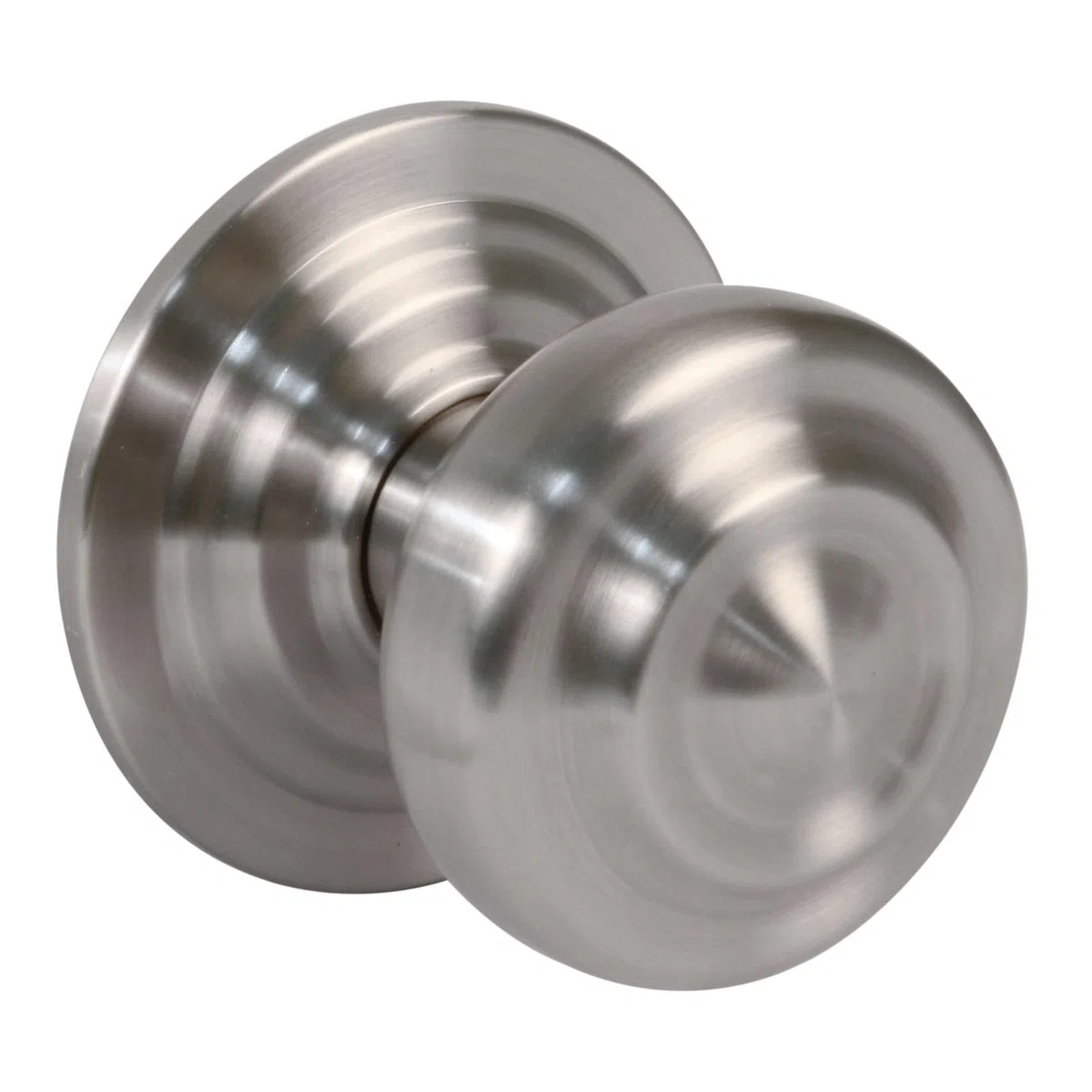 Amig - Pomello Porta | Base in Acciaio | Diametro Maniglia 70 mm | Include Vite e Dado di Fissaggio | Ideale per Porte d'Ingresso | Finitura: Cromo Opaco