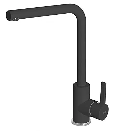 Elleci MGKS0140 - Miscelatore per lavello da cucina Granitek Nero
